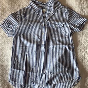 Striped j.crew blouse